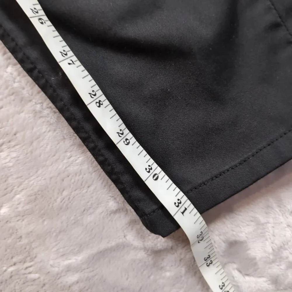 DUER Smart Stretch Pants Mens 30x32‎ (30x31) Black Slim Fit Dress Chino Travel